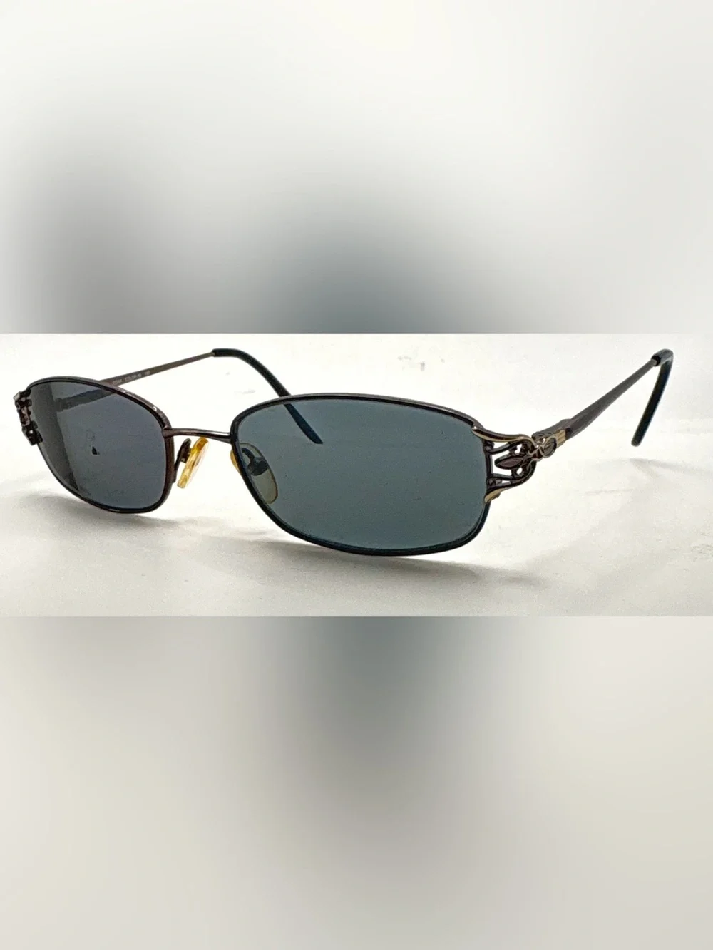 Silver Dollar Zora Gunmetal Oval Sunglasses Frames Only